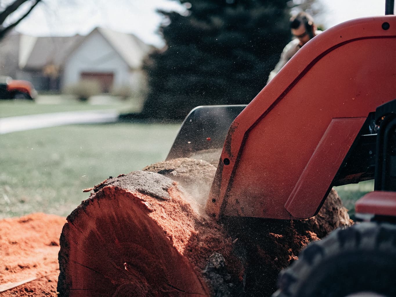 Stump Grinding services in Michigan by L&L Services